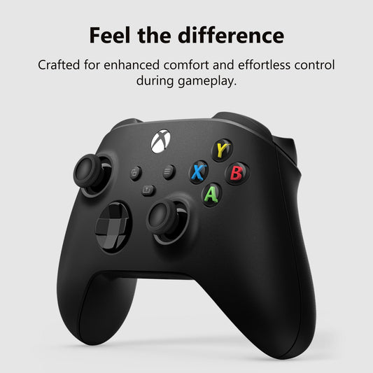 XBOX Wireless Gaming Controller | Carbon Black | Console, PC, & Android | Textured Grip | Wireless, Bluetooth, USB-C Connectivity