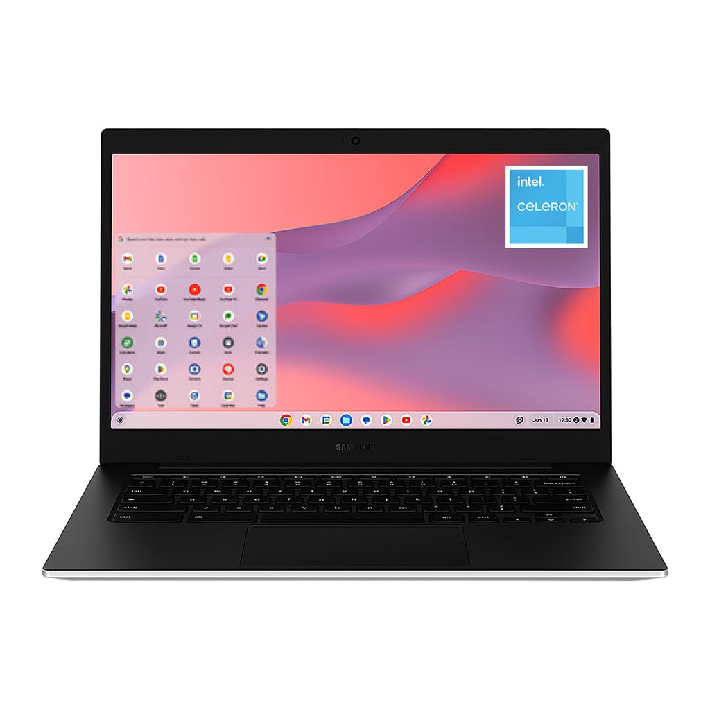 Samsung 14" Galaxy Chromebook Go Laptop PC Computer, Intel Celeron N4500 Processor, 4GB RAM, 64GB Storage, ChromeOS, XE340XDA-KA2US, Student Laptop, Silver