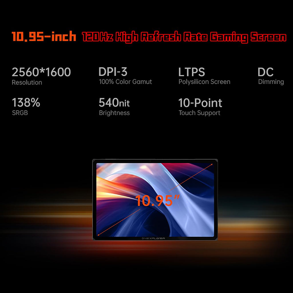 ONE XPLAYER X1 Pro Handheld PC with AMD Ryzen AI 9 HX 370, 10.95" 120Hz 2k Touchscreen, 32GB RAM and 1TB SSD