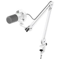 FIFINE Podcast XLR/USB Microphone Kit, Studio Dynamic Vocal Mic for Recording, Streaming, Voice-Over, PC Microphone with Boom Arm with Mute, Headphone Monitoring, Metal-AmpliTank K688T White