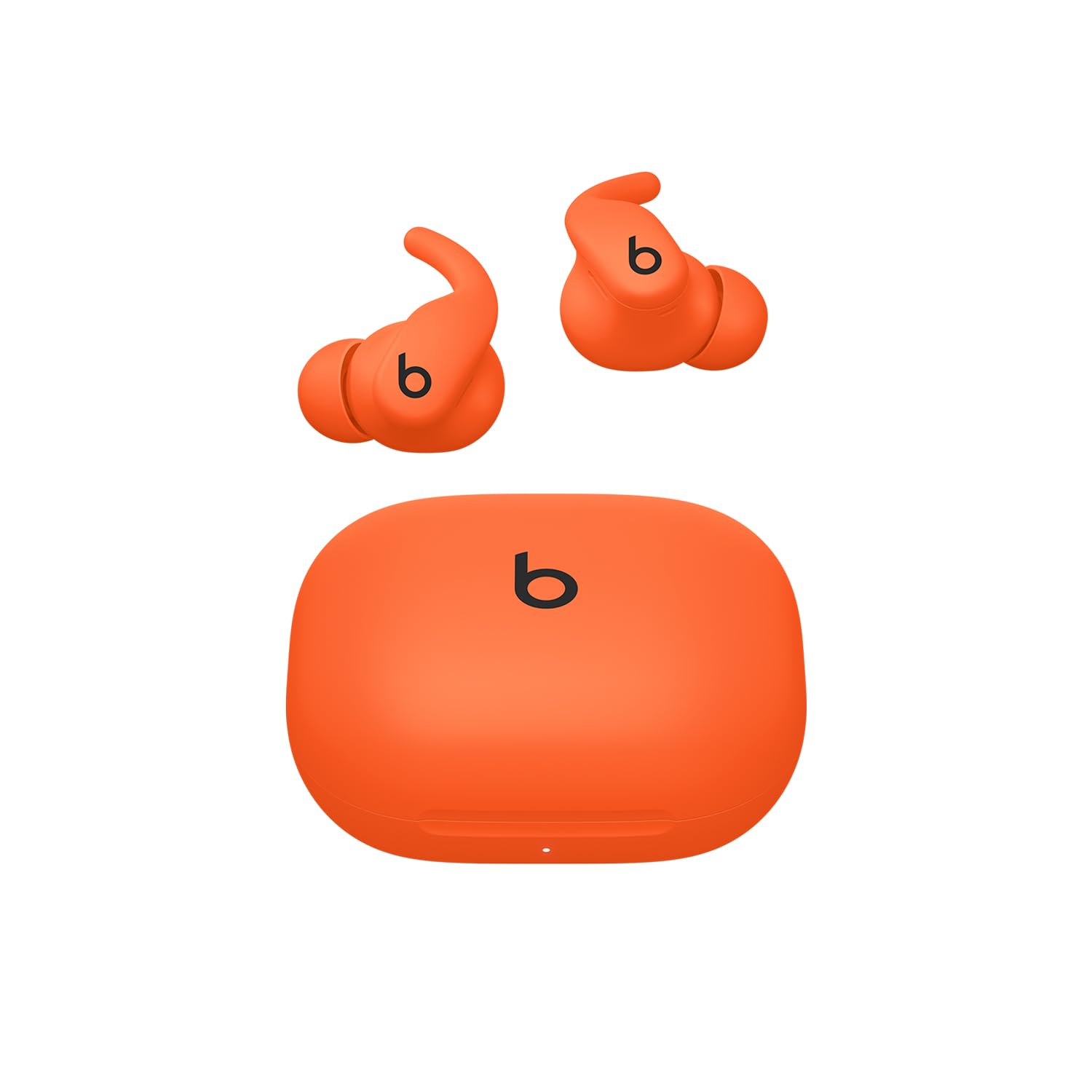 Beats Powerbeats Fit - Wireless Noise Cancelling Workout Earbuds with Secure-Fit Wingtips, Up to 30-Hour Battery Life, Sweat & Water Resistant, Apple & Android Compatible - Spark Orange