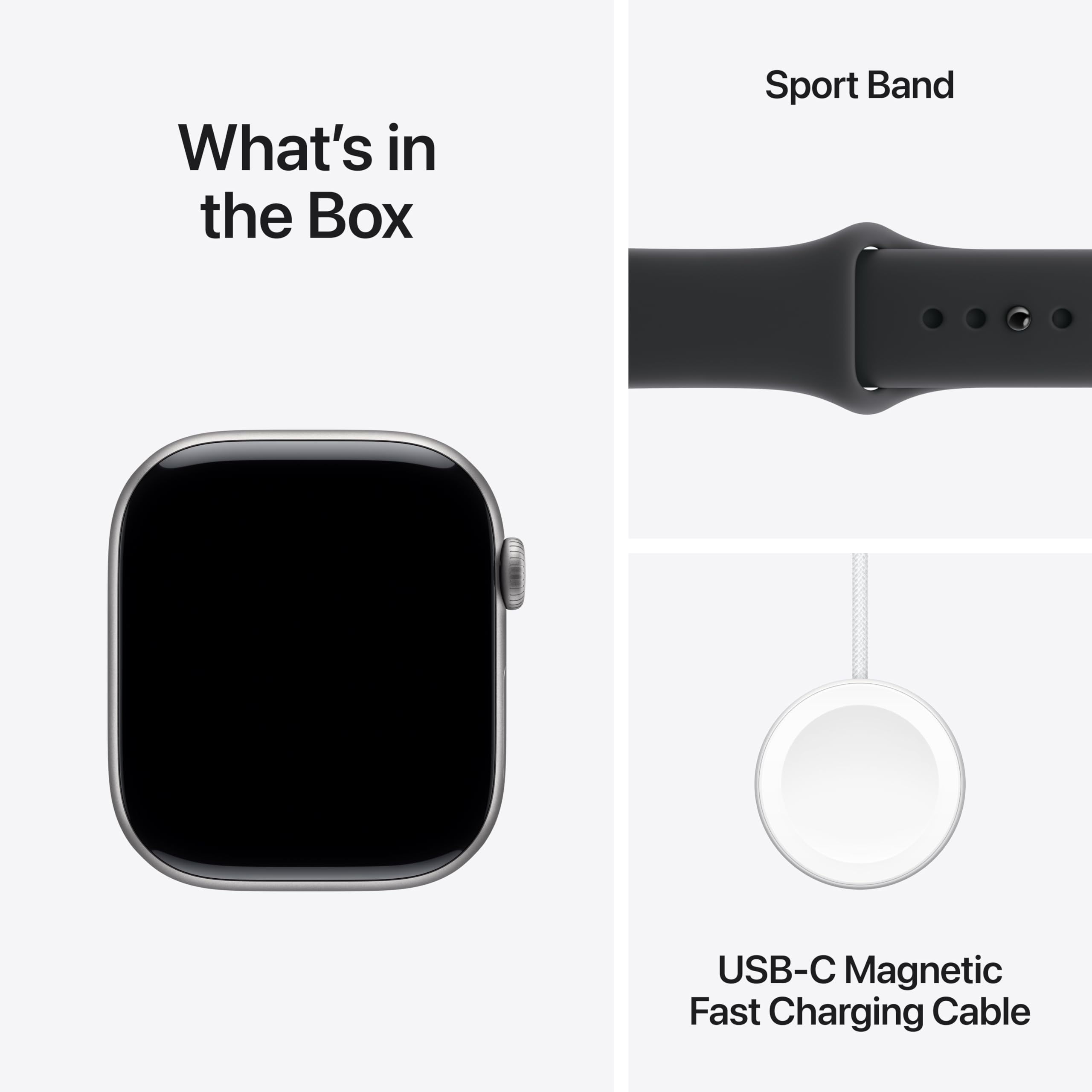Apple Watch Series 11 [GPS + Cellular 46mm] Smartwatch with Space Gray Aluminum Case with Black Sport Band - M/L. Sleep Score, Fitness Tracker, Health Monitoring, Always-On Display, Water Resistant