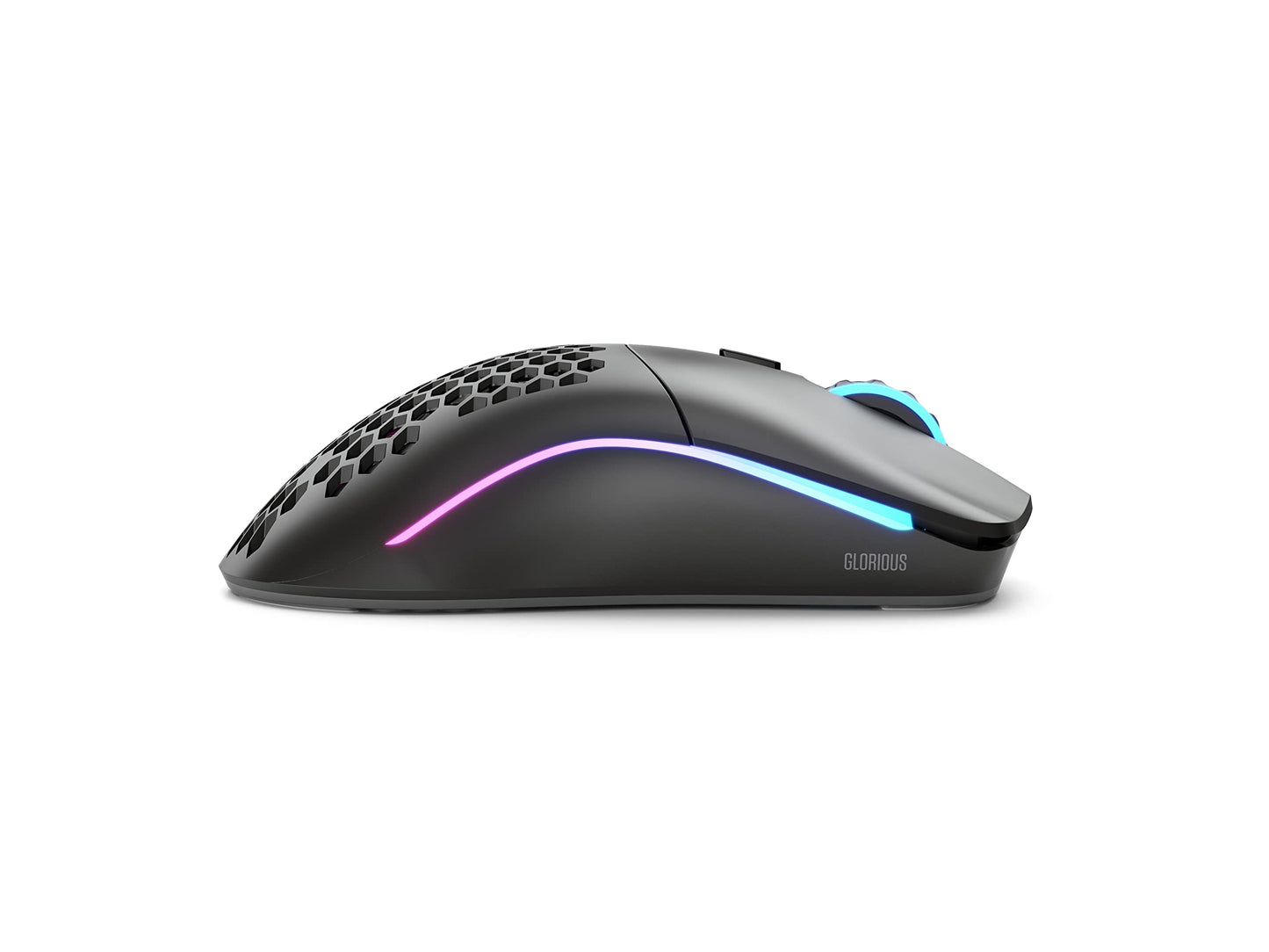 GLORIOUS Model O Wireless Gaming Mouse - Superlight, 69g Honeycomb Design, RGB, Ambidextrous, Lag Free 2.4GHz Wireless, Up to 71 Hours Battery - Matte Black