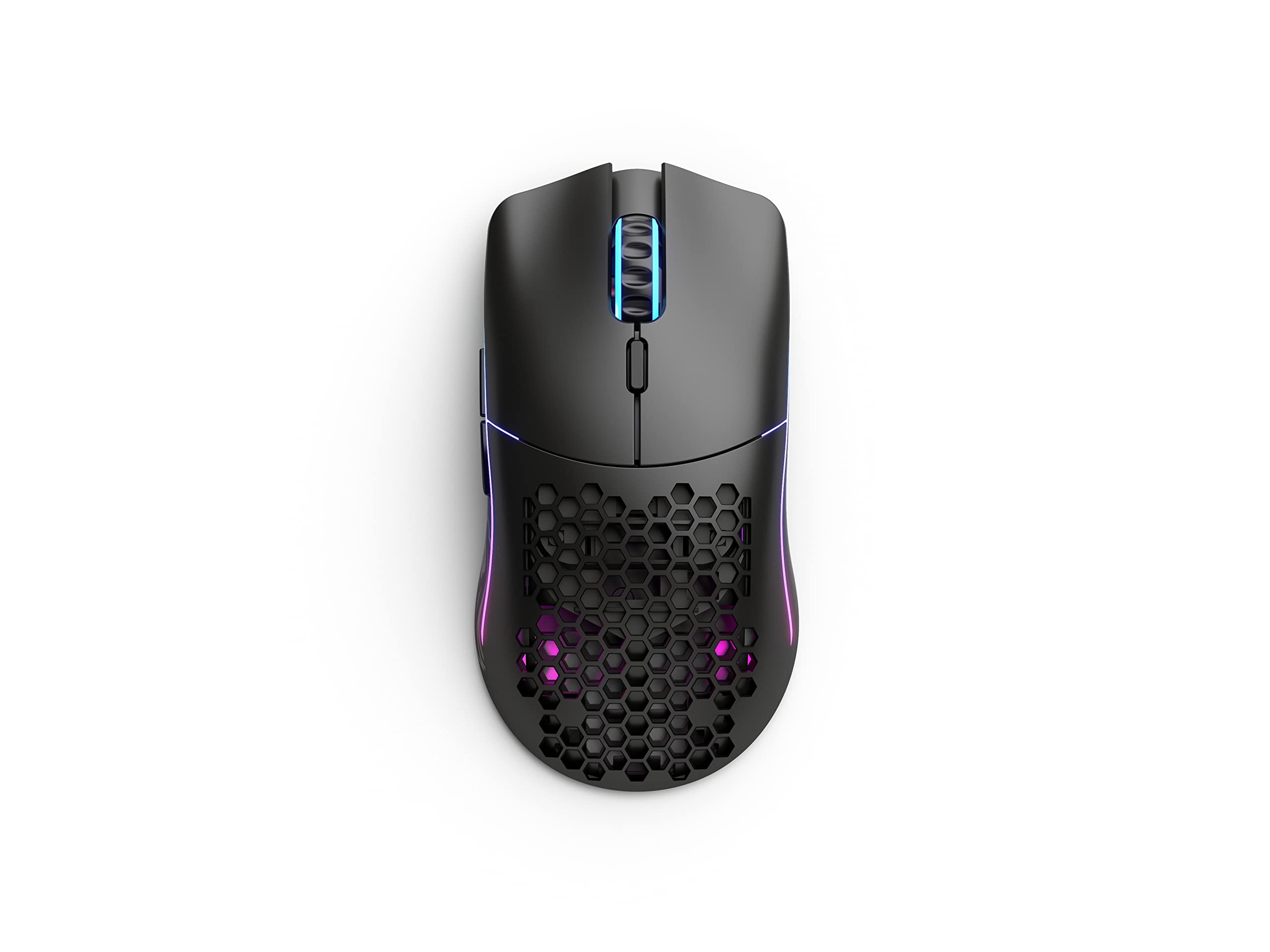 GLORIOUS Model O Wireless Gaming Mouse - Superlight, 69g Honeycomb Design, RGB, Ambidextrous, Lag Free 2.4GHz Wireless, Up to 71 Hours Battery - Matte Black