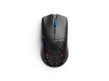 GLORIOUS Model O Wireless Gaming Mouse - Superlight, 69g Honeycomb Design, RGB, Ambidextrous, Lag Free 2.4GHz Wireless, Up to 71 Hours Battery - Matte Black