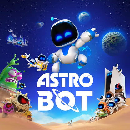 Sony PlayStation 5 Slim Disc 2TB SSD Edition Bundle with Astro Bot and C-Gamers Dual-Controller Charger - PS5 Upgraded with 2TB Ultra Fast SSD, White