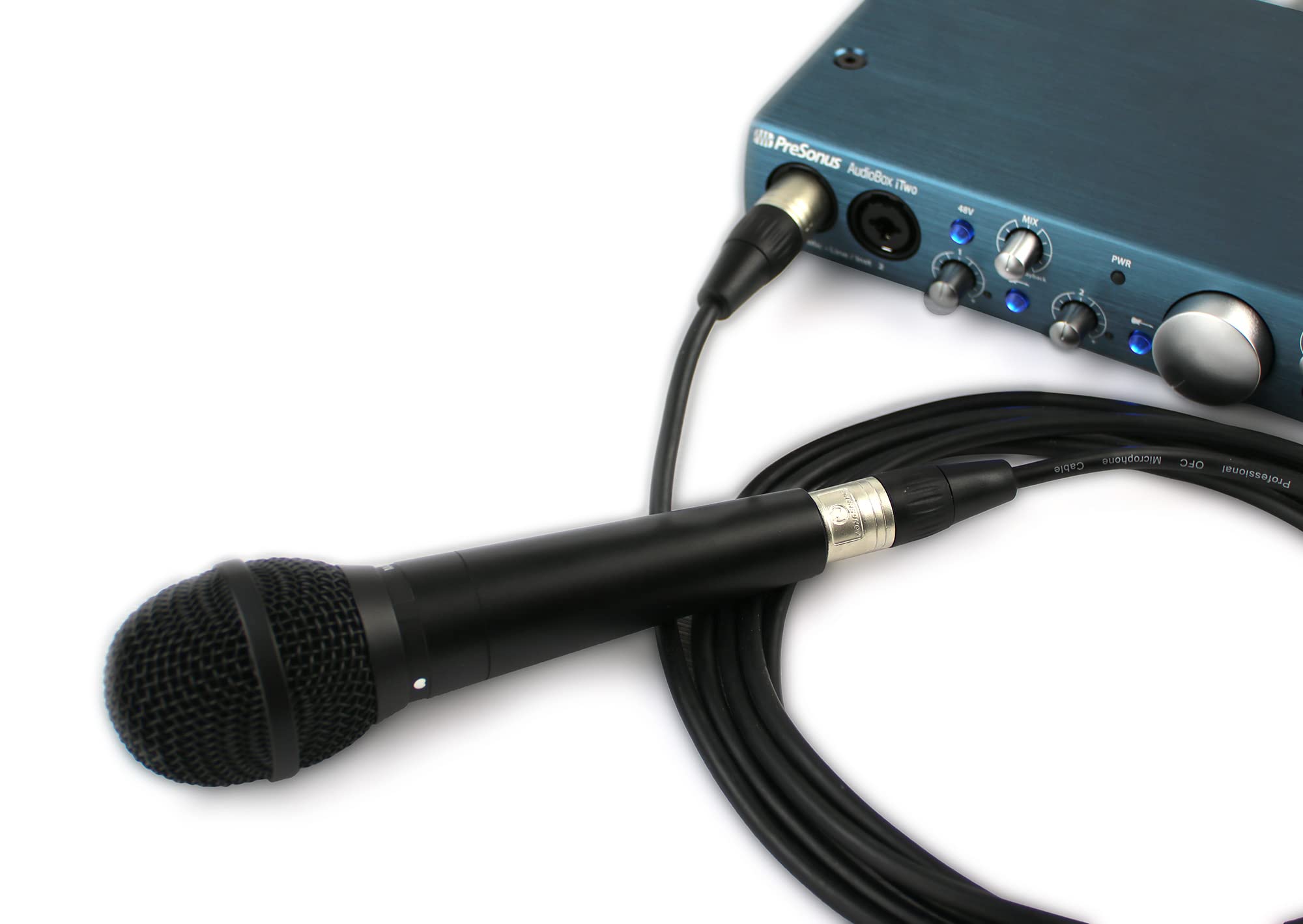 Gearlux XLR Microphone Cable, Fully Balanced, Male to Female, 50 Feet - 3 Pack