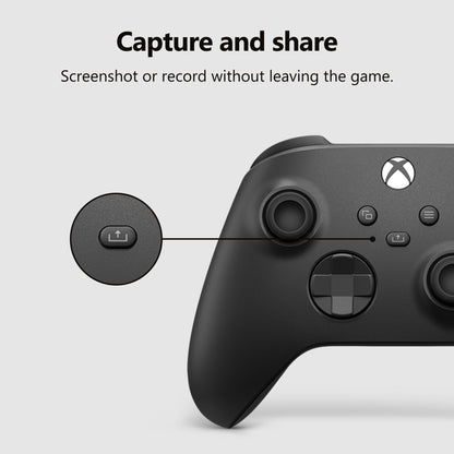 XBOX Wireless Gaming Controller | Carbon Black | Console, PC, & Android | Textured Grip | Wireless, Bluetooth, USB-C Connectivity