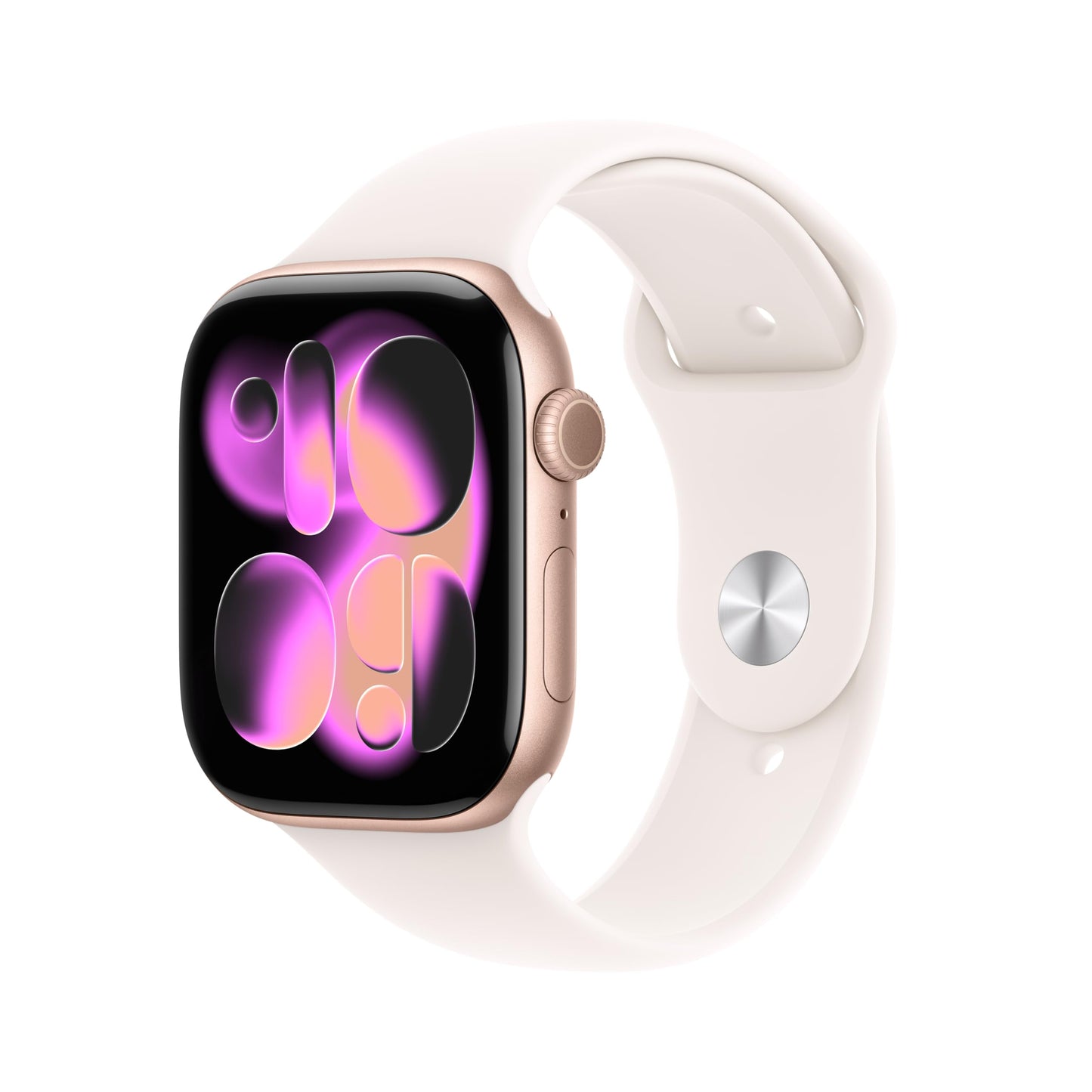 Apple Watch Series 11 [GPS + Cellular 46mm] Smartwatch with Rose Gold Aluminum Case w Light Blush Sport Band - M/L. Sleep Score, Fitness Tracker, Health Monitoring, Always-On Display, Water Resistant