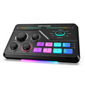 Fifine Gaming Mixer for Voice Chat and Streaming- 7.1ch Surround Sound Headphone Amp-XLR Preamp-USB Plug & Play-Voice Changer-RGB-Volume Control-3 EQ Modes Ampligame SC8