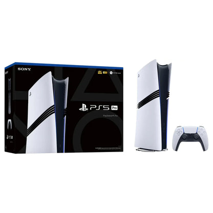 Sony PlayStation 5 Pro Upgraded 3TB Digital Edition Call of Duty Modern Warfare II Bundle and Controller Case - White - Flagship Console