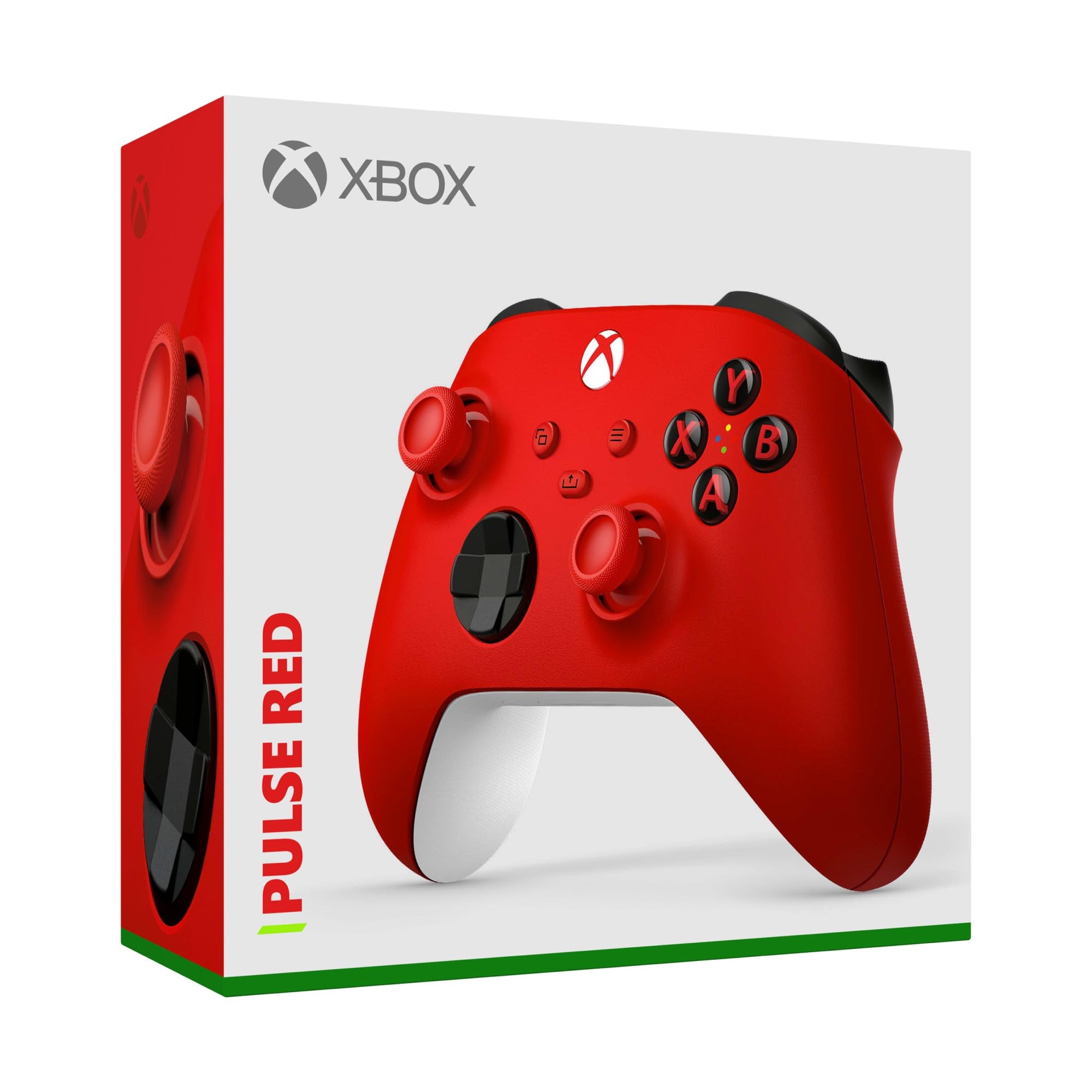 XBOX Wireless Gaming Controller | Pulse Red | Console, PC, & Android | Textured Grip | Wireless, Bluetooth, USB-C Connectivity