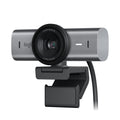Logitech MX Brio 4K - Ultra HD Webcam for streaming and video calls, with 1080p at 60 FPS, Show Mode and compatibility with Zoom, Teams, Meet and Nintendo Switch 2. Graphite color.