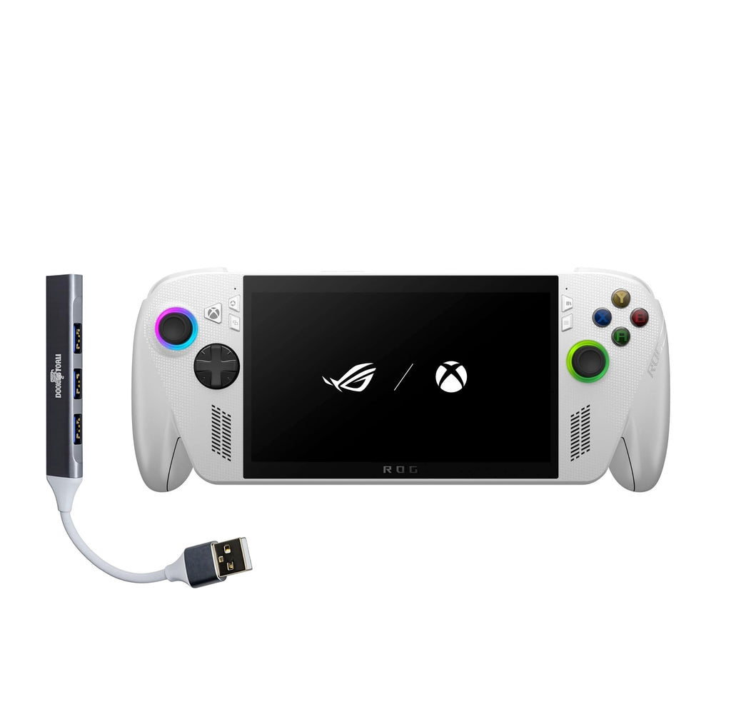 ASUS ROG Xbox Ally Gaming Handheld 7" 120Hz Touchscreen IPS Display (AMD Ryzen Z2 A, 16GB LPDDR5X, 1TB SSD, AMD RDNA 2 Graphics, Fingerprint, WiFi 6E, Bluetooth 5.4, Win 11 Home) /w DKZ Hub