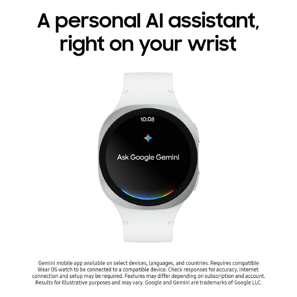 Samsung Galaxy Watch 8 (2025) 44mm Bluetooth Smartwatch, Cushion Design, Fitness Tracker, Sleep Coaching, Running Coach, Energy Score, Heart Rate Tracking, Graphite [US Version, 2 Yr Warranty]
