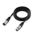 FIFINE XLR Cable, Microphone Audio Cable, 9.8ft Cable with Balanced 3 PIN, XLR Male to Female Cord, Compatible with XLR Microphone for Recording Podcast Streaming, Black-L9