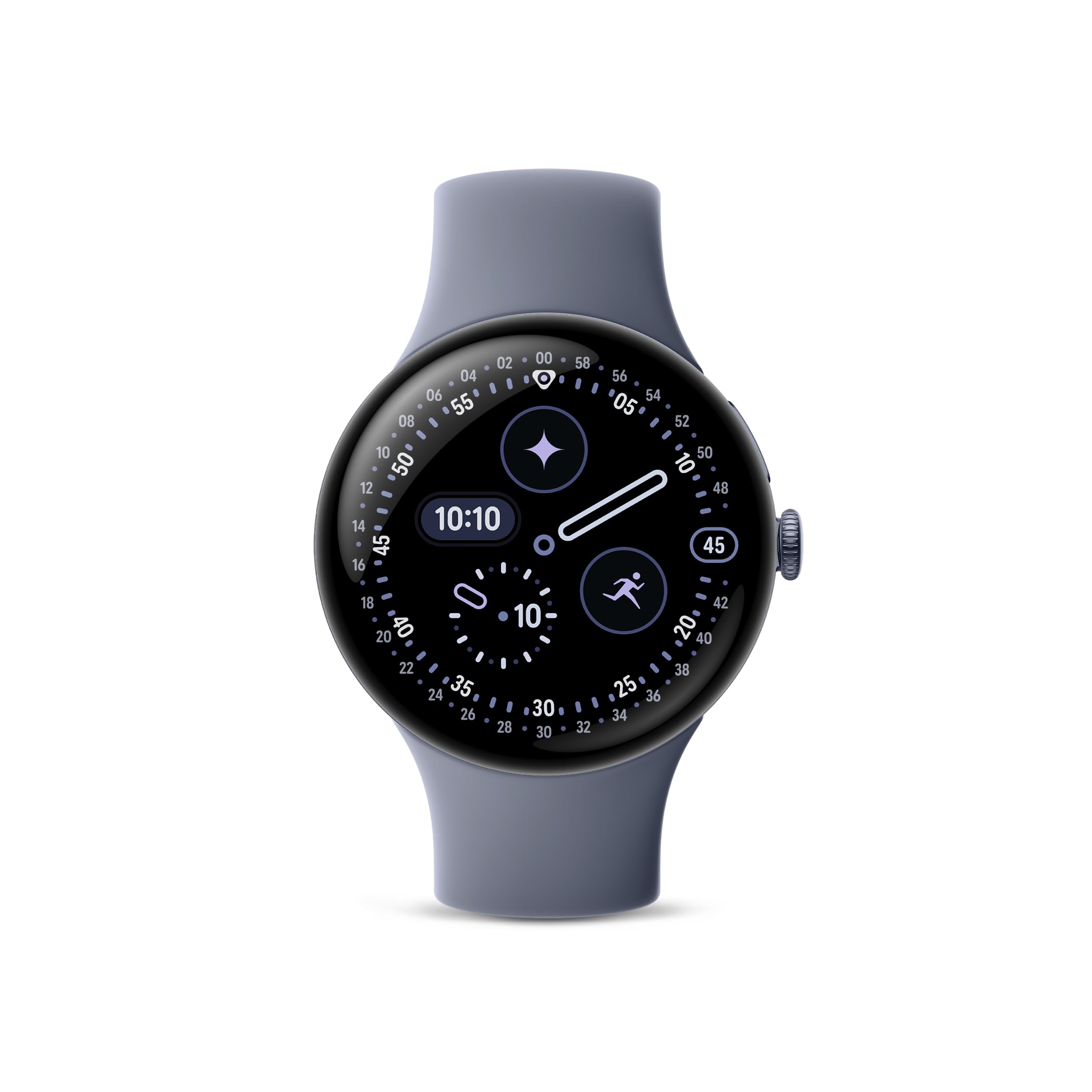 Google Pixel Watch 4 (45mm) - Satin Moonstone Case - Moonstone Band - Wi-Fi