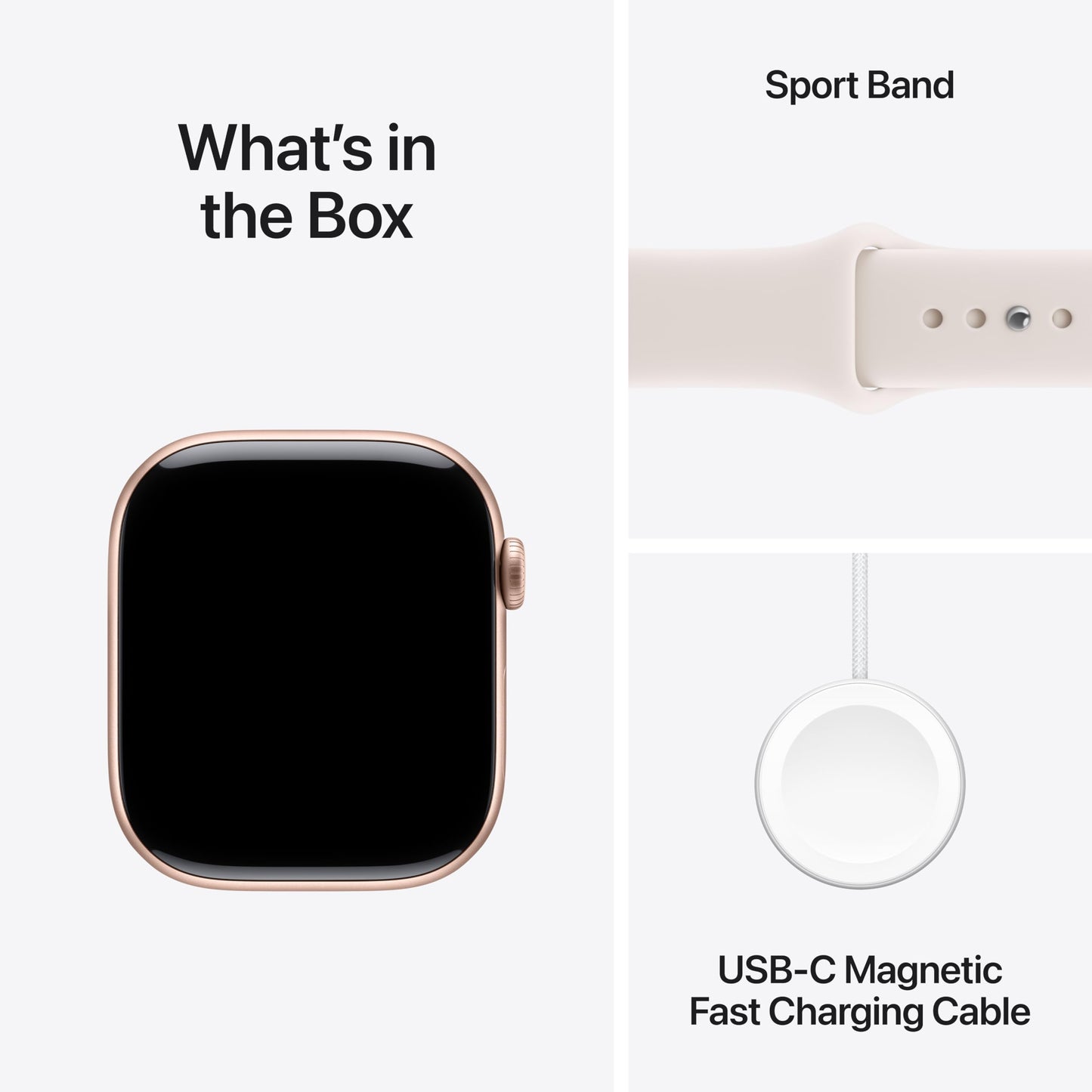 Apple Watch Series 11 [GPS + Cellular 46mm] Smartwatch with Rose Gold Aluminum Case w Light Blush Sport Band - M/L. Sleep Score, Fitness Tracker, Health Monitoring, Always-On Display, Water Resistant