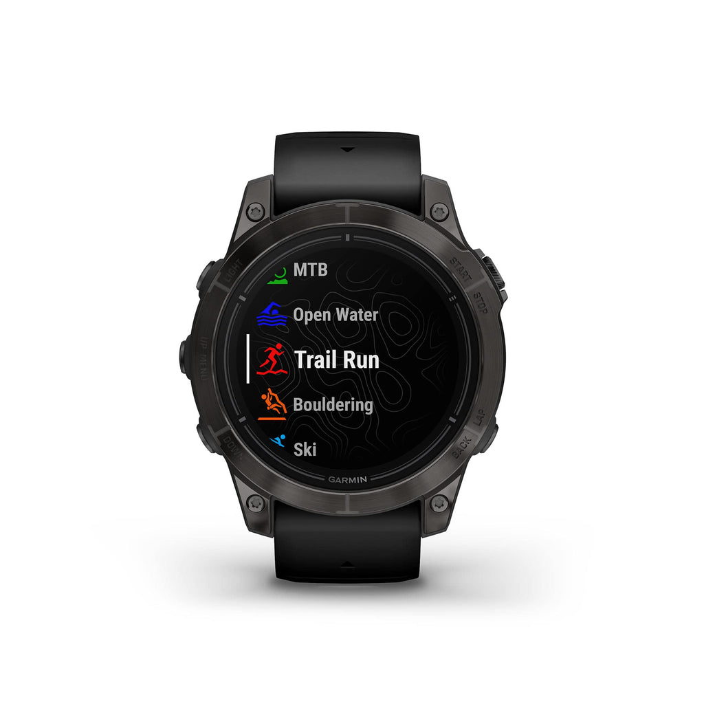 Garmin epix Pro (Gen 2) Sapphire Edition, 47mm, High Performance Smartwatch, Advanced Training Technology, Built-in Flashlight, Black