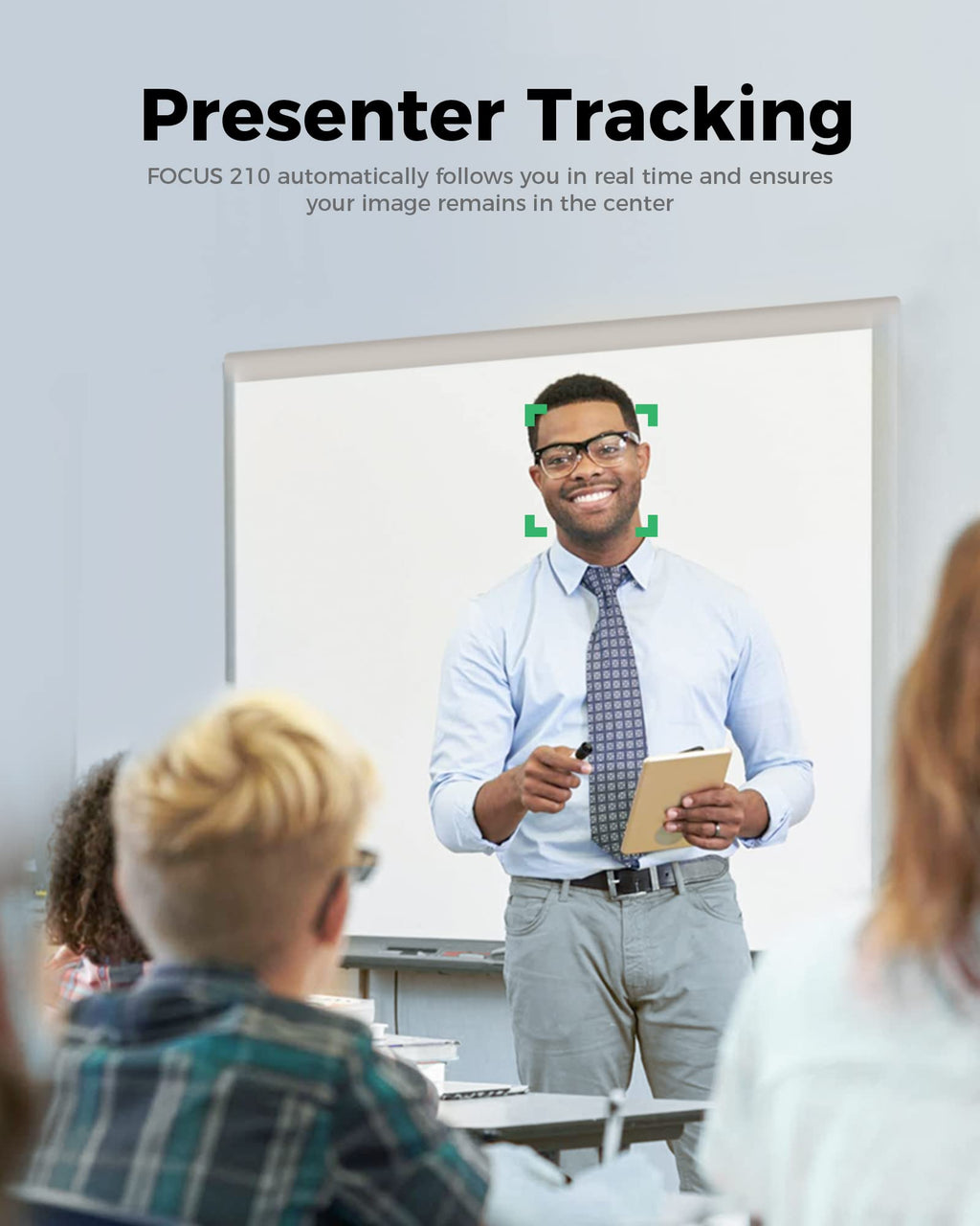 WYRESTORM 4K AI Tracking Conference Webcam, Auto Framing & Presenter Tracking, 120° Wide Angle, Dual Noise Cancelling Mics, Privacy Cover, USB Plug & Play, Zoom Certified for Teams Meeting Rooms