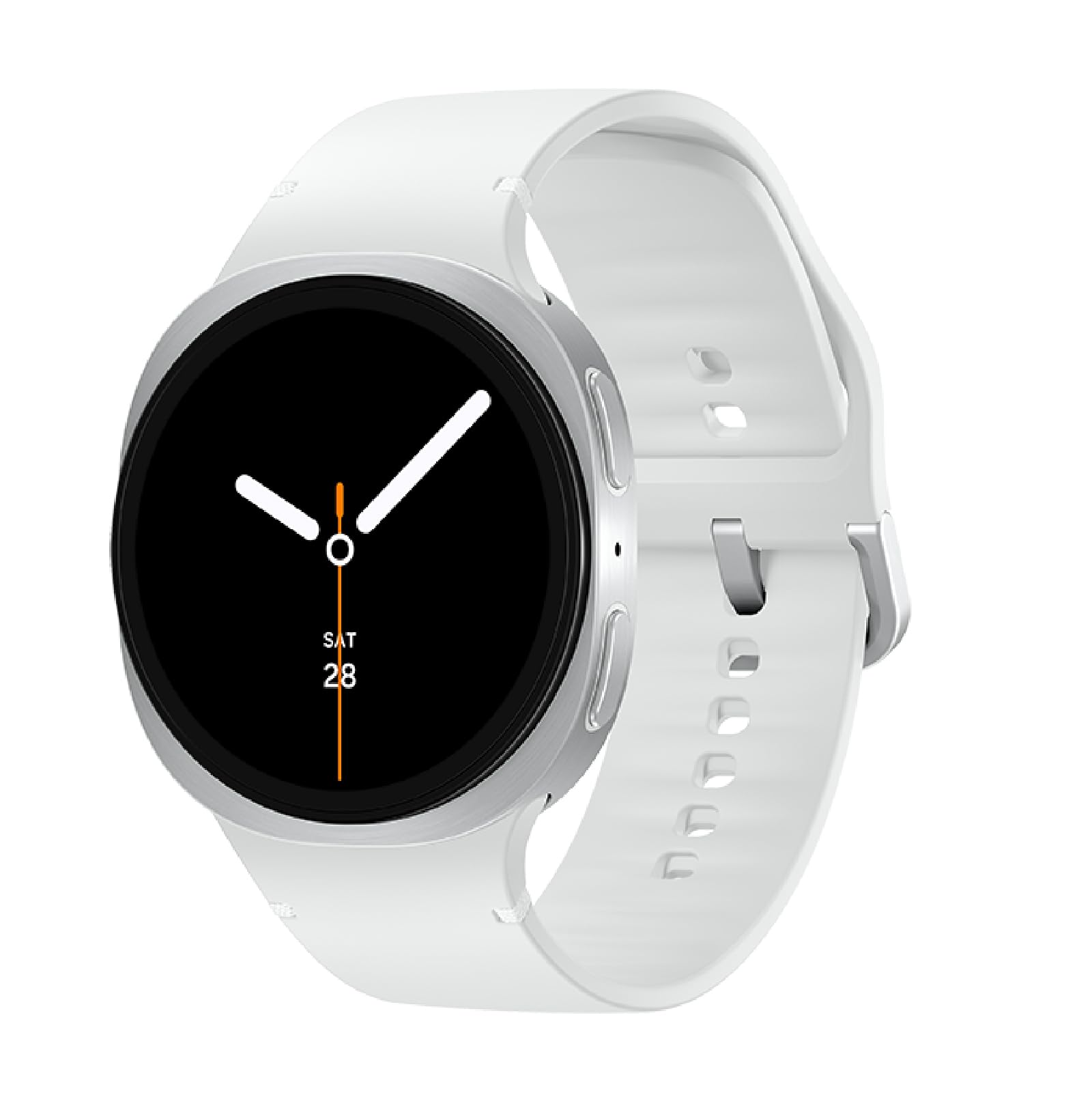 Samsung Galaxy Watch 8 (2025) 44mm Bluetooth Smartwatch, Cushion Design, Fitness Tracker, Sleep Coaching, Running Coach, Energy Score, Heart Rate Tracking, Silver [US Version, 2 Yr Warranty]