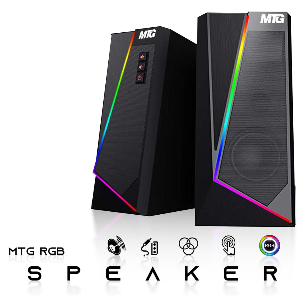 HP G3 Gaming Desktop PC, Core i7 6th Gen, GT 1030 Graphic, 16GB RAM, 240GB SSD | 2TB HDD, New Dual MTG 24-inch Monitor, RGB Keyboard Mouse, Speaker, Webcam, WiFi, Windows 11 Pro (Renewed)
