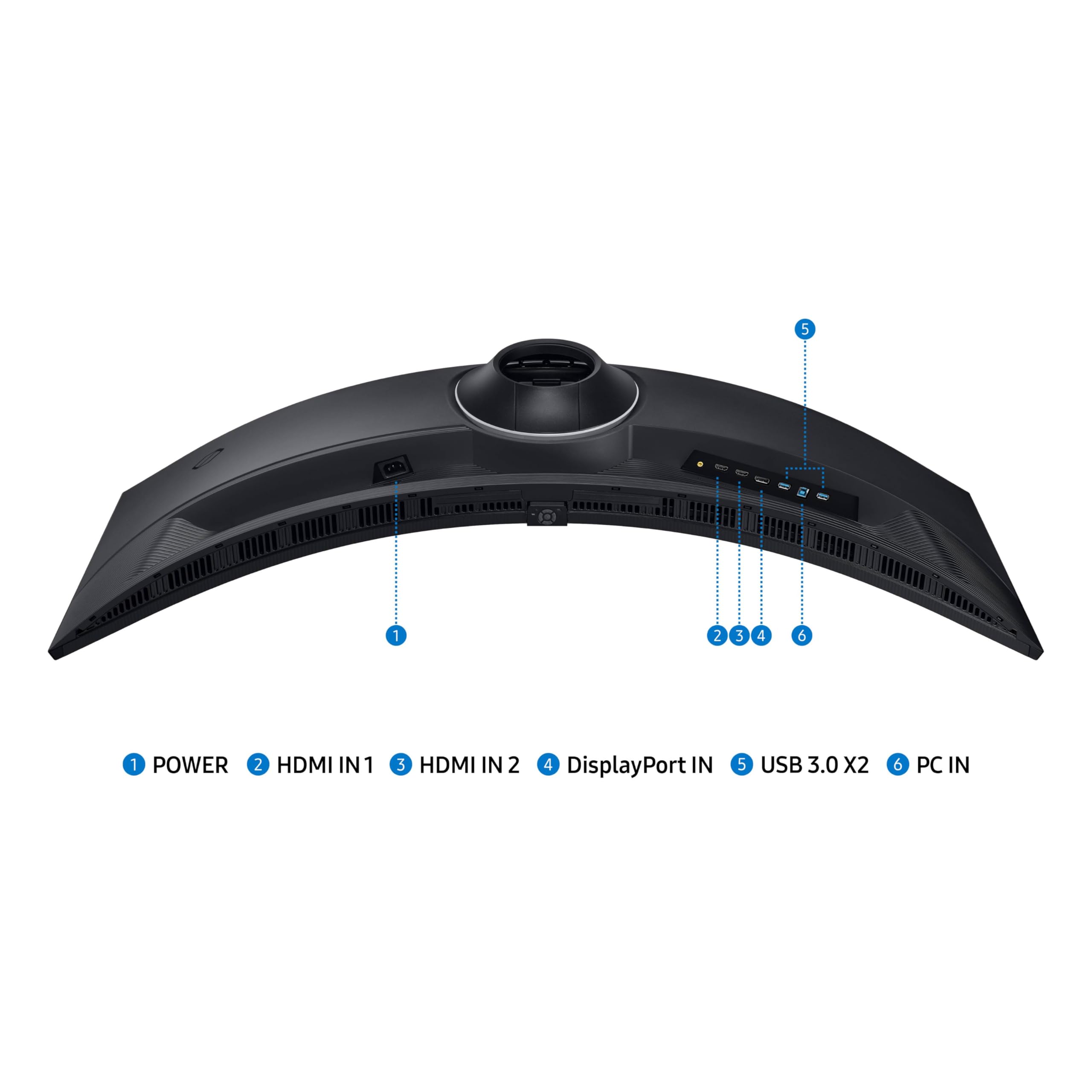 SAMSUNG 49" Odyssey G9 (G95C) Series DQHD 1000R Curved Gaming Monitor, 240Hz, 1ms(GtG), DisplayHDR 1000, AMD FreeSync Premium Pro, Eye Saver Mode, Auto Source Switch+, LS49CG950ENXZA, 2024