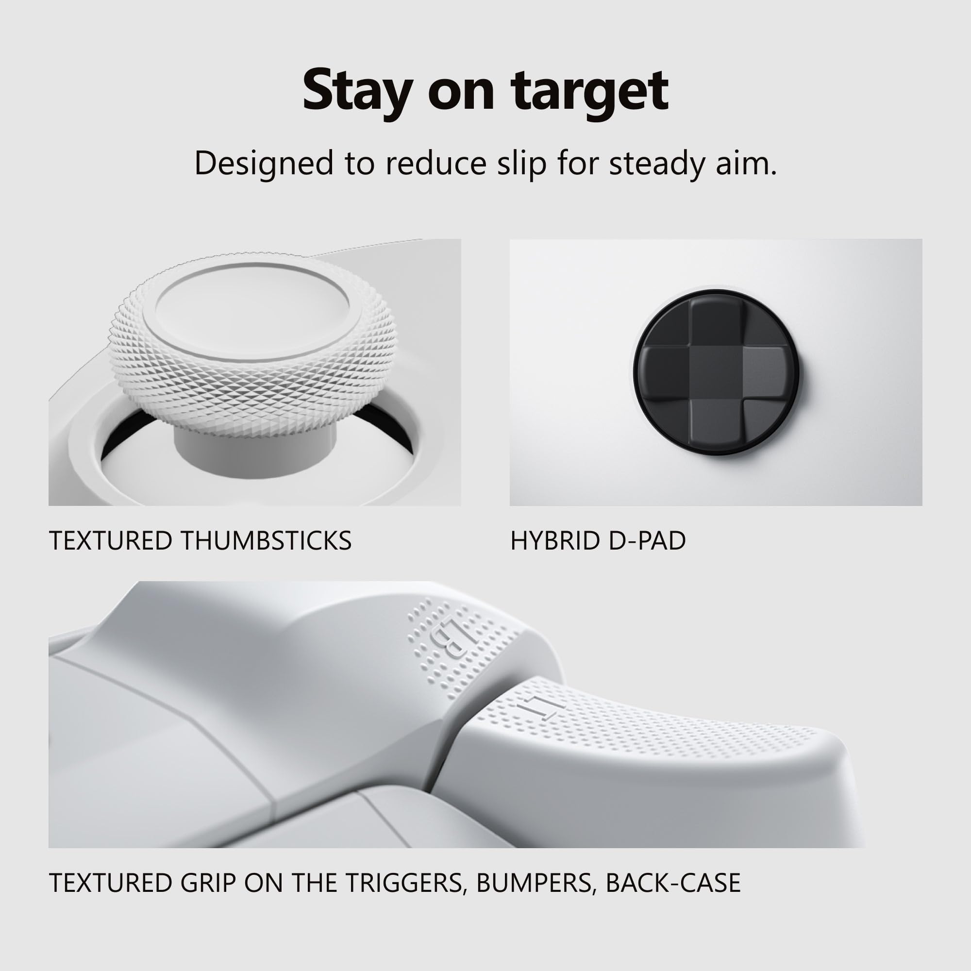 XBOX Wireless Gaming Controller | Robot White | Console, PC, & Android | Textured Grip | Wireless, Bluetooth, USB-C Connectivity