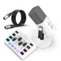 FIFINE KS5W, XLR/USB dynamic microphone with audio mixer for streaming, podcasting and gaming.