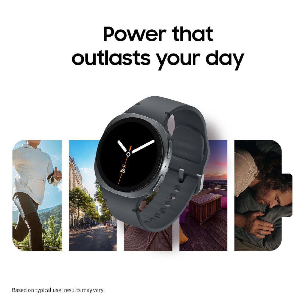Samsung Galaxy Watch 8 (2025) 44mm Bluetooth Smartwatch, Cushion Design, Fitness Tracker, Sleep Coaching, Running Coach, Energy Score, Heart Rate Tracking, Graphite [US Version, 2 Yr Warranty]
