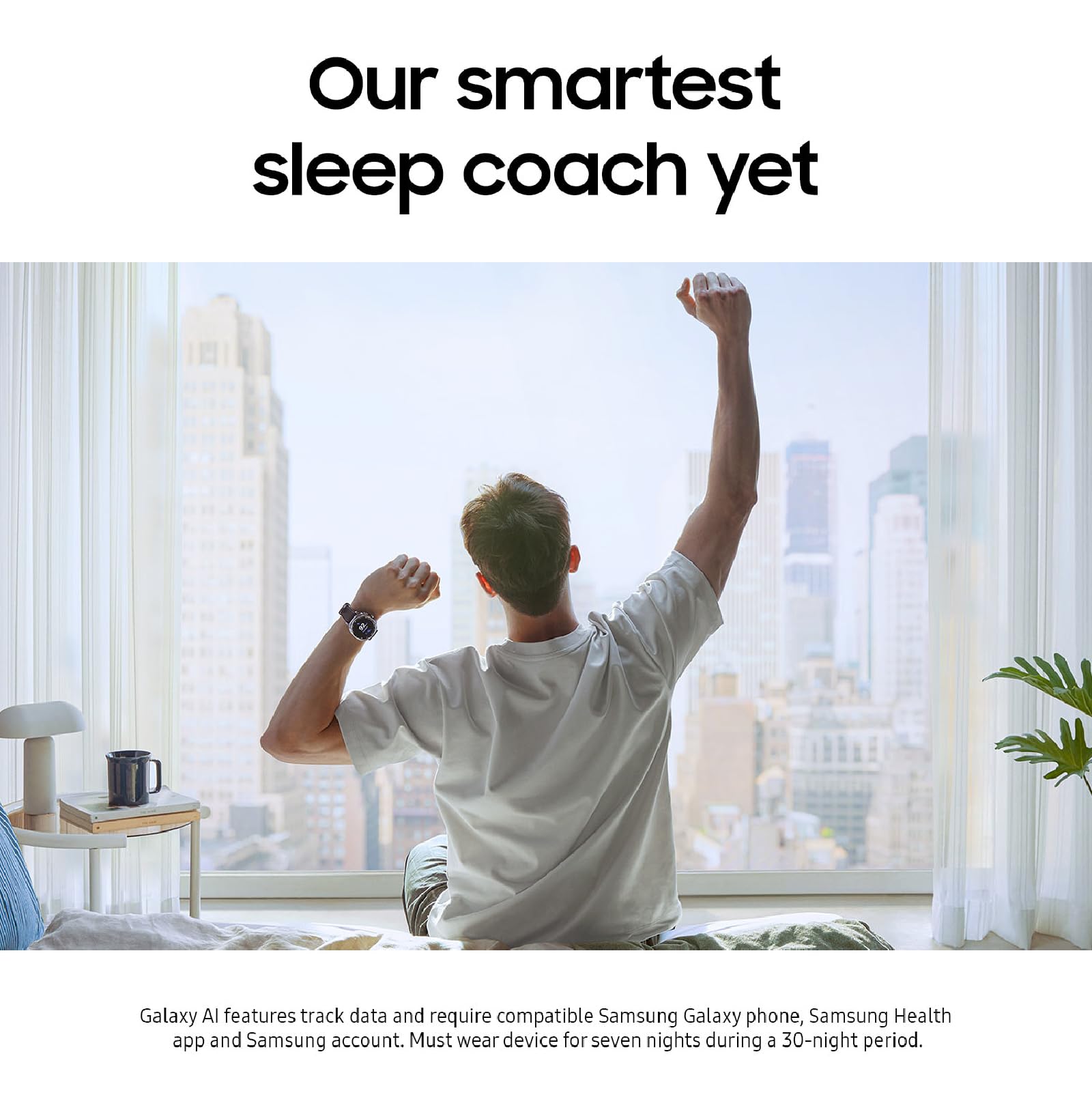 Samsung Galaxy Watch 8 Classic (2025) 46mm Bluetooth Smartwatch, Cushion Design, Rotating Bezel, Quick Button, Sleep Coaching, Running Coach, Energy Score, White [US Version, 2 Yr Warranty]