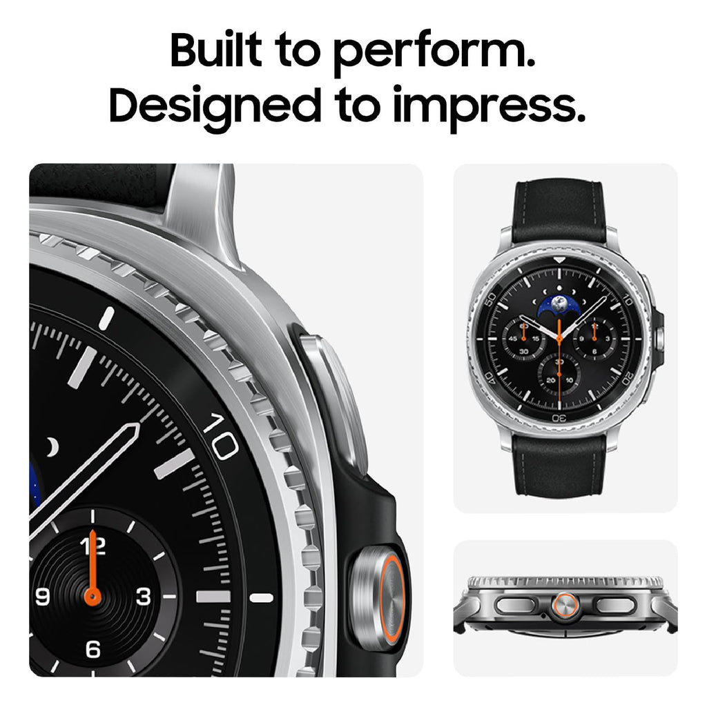 Samsung Galaxy Watch 8 Classic (2025) 46mm Bluetooth Smartwatch, Cushion Design, Rotating Bezel, Quick Button, Sleep Coaching, Running Coach, Energy Score, White [US Version, 2 Yr Warranty]
