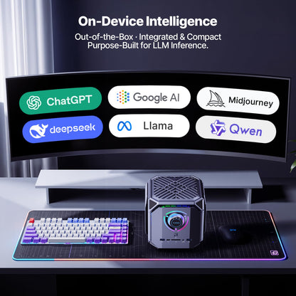 ACEMAGIC M1A Pro AI Mini PC Workstation Windows 11 Pro Intel Core i9-13900HK Discrete ARC A770 GPU 32GB DDR5 1TB Mini Computer PCIe4 SSD, 54W TDP Mini Gaming PC, 6-Display 8K, USB4, WiFi6E/2.5G LAN