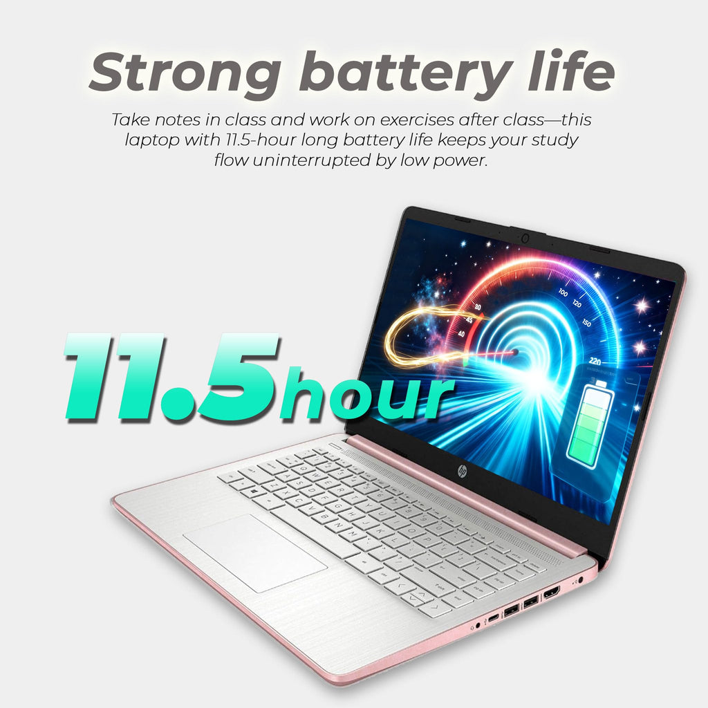 HP Ultrabook Laptop Computer • Thin & Portable • Intel N150 CPU • 128GB SSD • 4GB RAM • Copilot AI • Long Battery Life • Windows 11 with Microsoft 365