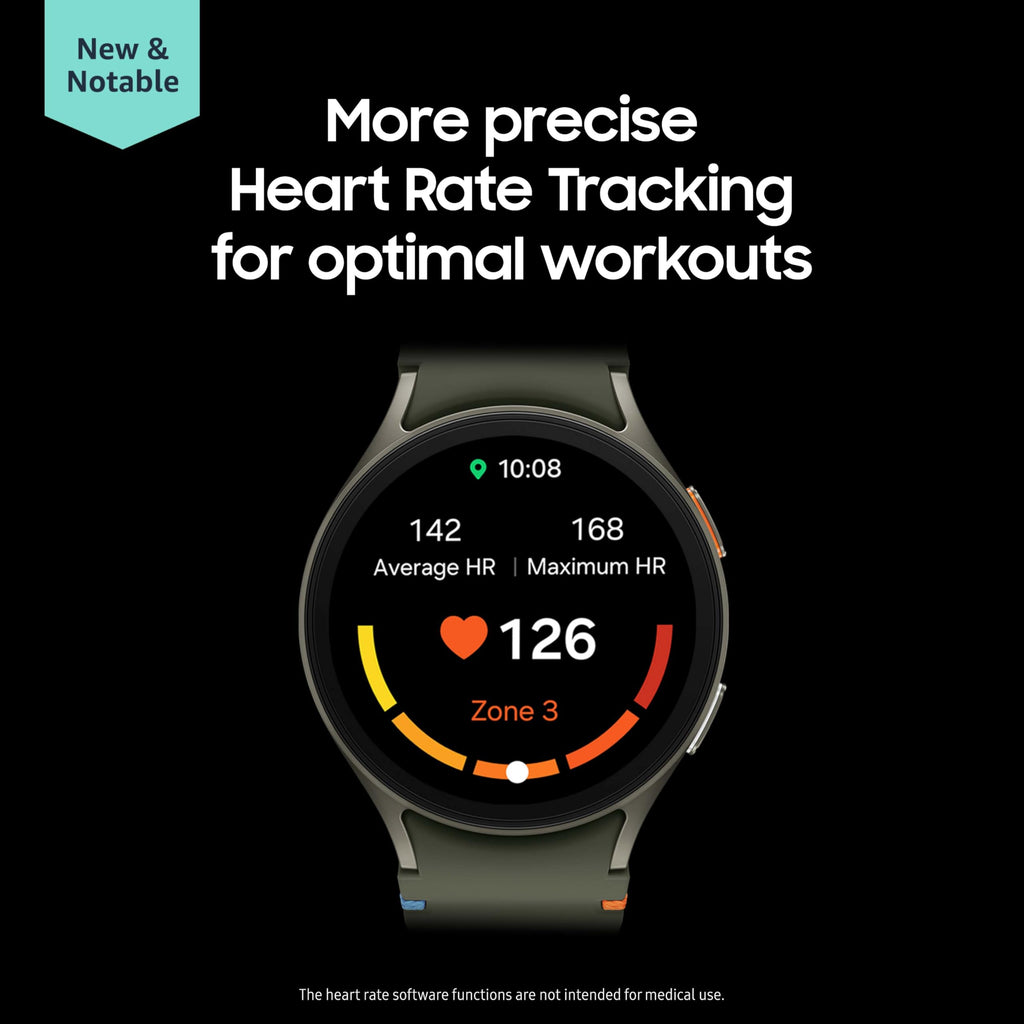 Samsung Galaxy Watch 7 44mm Bluetooth AI Smartwatch w/Energy Score, Wellness Tips, Heart Rate Tracking, Sleep Monitor, Fitness Tracker, 2024, Silver [US Version, 1Yr Manufacturer Warranty]