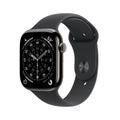 Apple Watch Series 11 [GPS + Cellular 46mm] Smartwatch with Slate Titanium Case with Black Sport Band - M/L. Sleep Score, Fitness Tracker, Health Monitoring, Always-On Display, Water Resistant