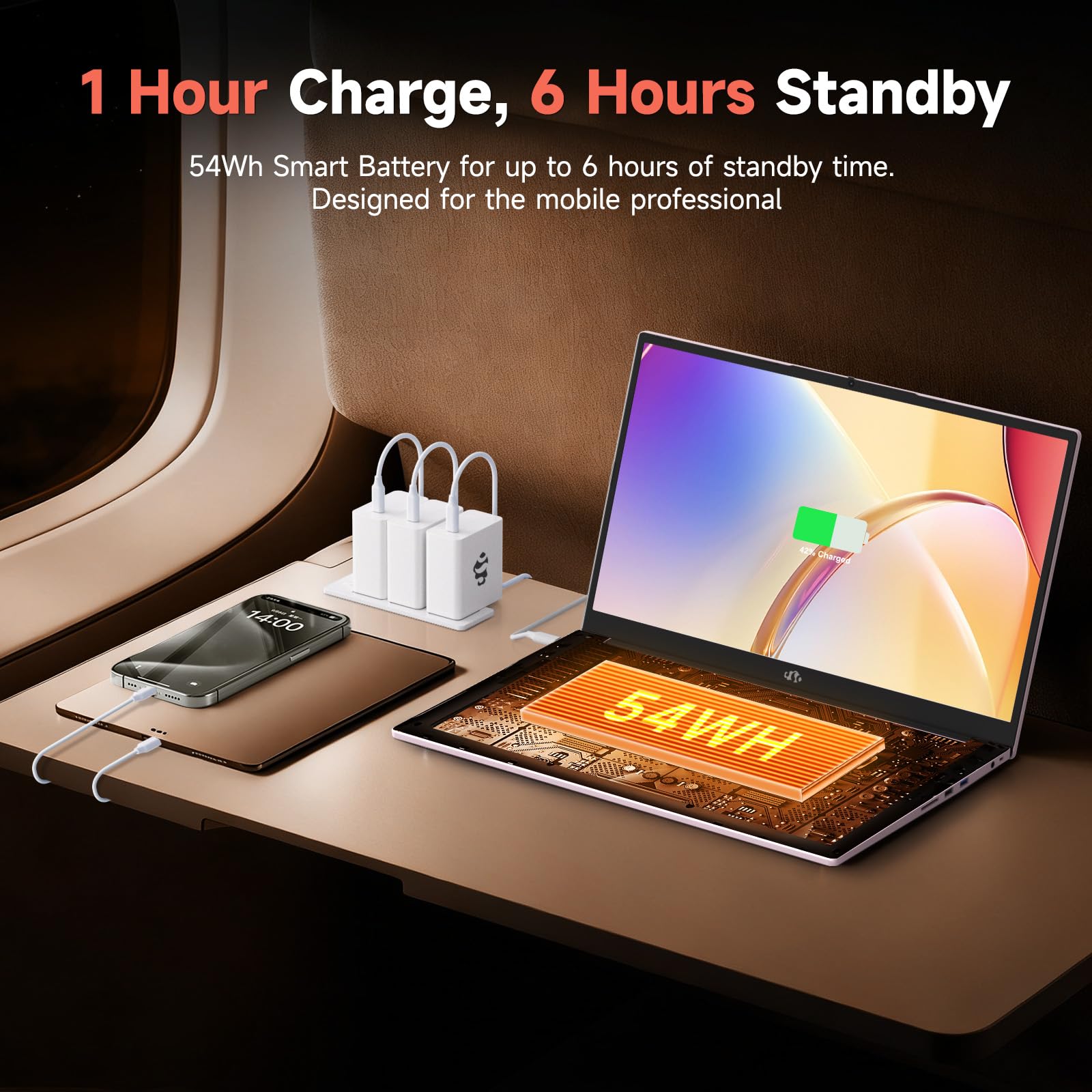 NIMO 15.6" FHD IPS Gaming Laptop, AMD Ryzen 7 7735HS 16GB DDR5 RAM 512GB SSD (8C/16T, Beat i7-12650H) Radeon 680M Graphics, Backlit Keyboard, Fingerprint, 100W PD Computer for Business & Student