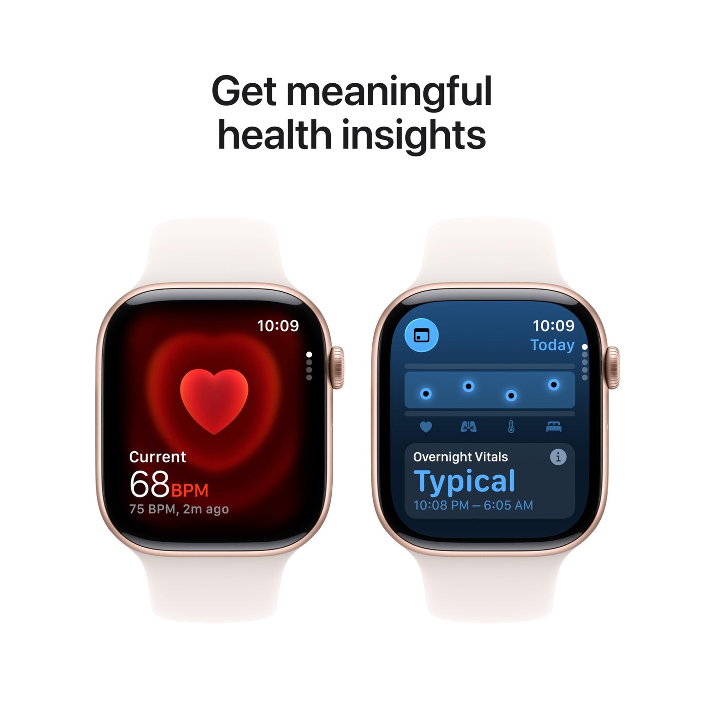 Apple Watch Series 11 [GPS + Cellular 46mm] Smartwatch with Rose Gold Aluminum Case w Light Blush Sport Band - M/L. Sleep Score, Fitness Tracker, Health Monitoring, Always-On Display, Water Resistant