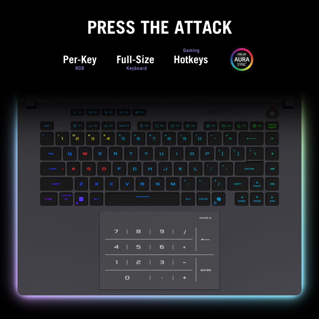 ASUS ROG Strix G16 (2025) Gaming Laptop, 16” ROG Nebula Display 16:10 2.5K 240Hz/3ms, NVIDIA® GeForce RTX™ 5070 Laptop GPU, Intel® Core™ Ultra 9 275HX, 32GB DDR5, 2TB Gen 4 SSD, Wi-Fi 7, Win 11 Pro