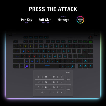 ASUS ROG Strix G16 (2025) Gaming Laptop, 16” ROG Nebula Display 16:10 2.5K 240Hz/3ms, NVIDIA® GeForce RTX™ 5070 Laptop GPU, Intel® Core™ Ultra 9 275HX, 32GB DDR5, 2TB Gen 4 SSD, Wi-Fi 7, Win 11 Pro