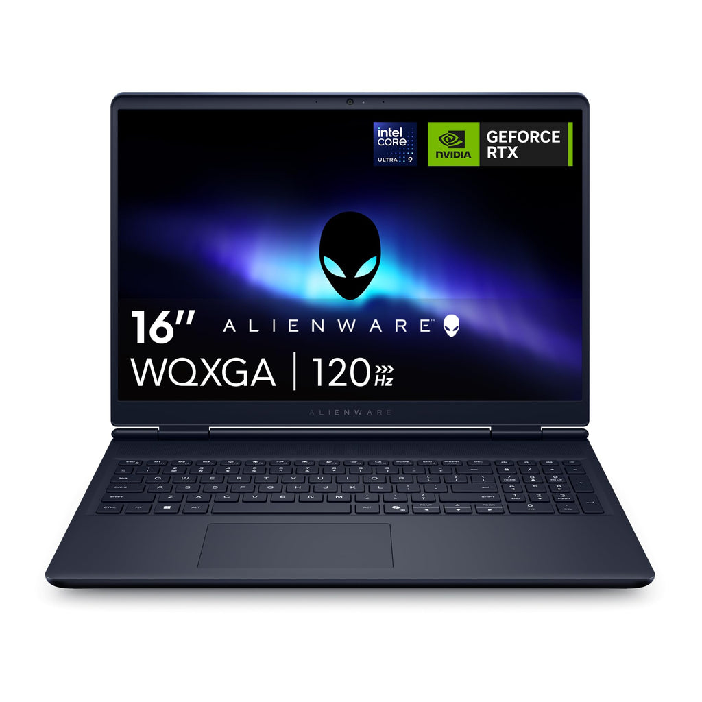 Alienware 16 Aurora Gaming Laptop AC16250-16-inch WQXGA 120Hz Display, Intel Core 9-270H Processor, 32GB DDR5 RAM, 1TB SSD, NVIDIA GeForce RTX 5070 Graphics, Windows 11 Home - Blue