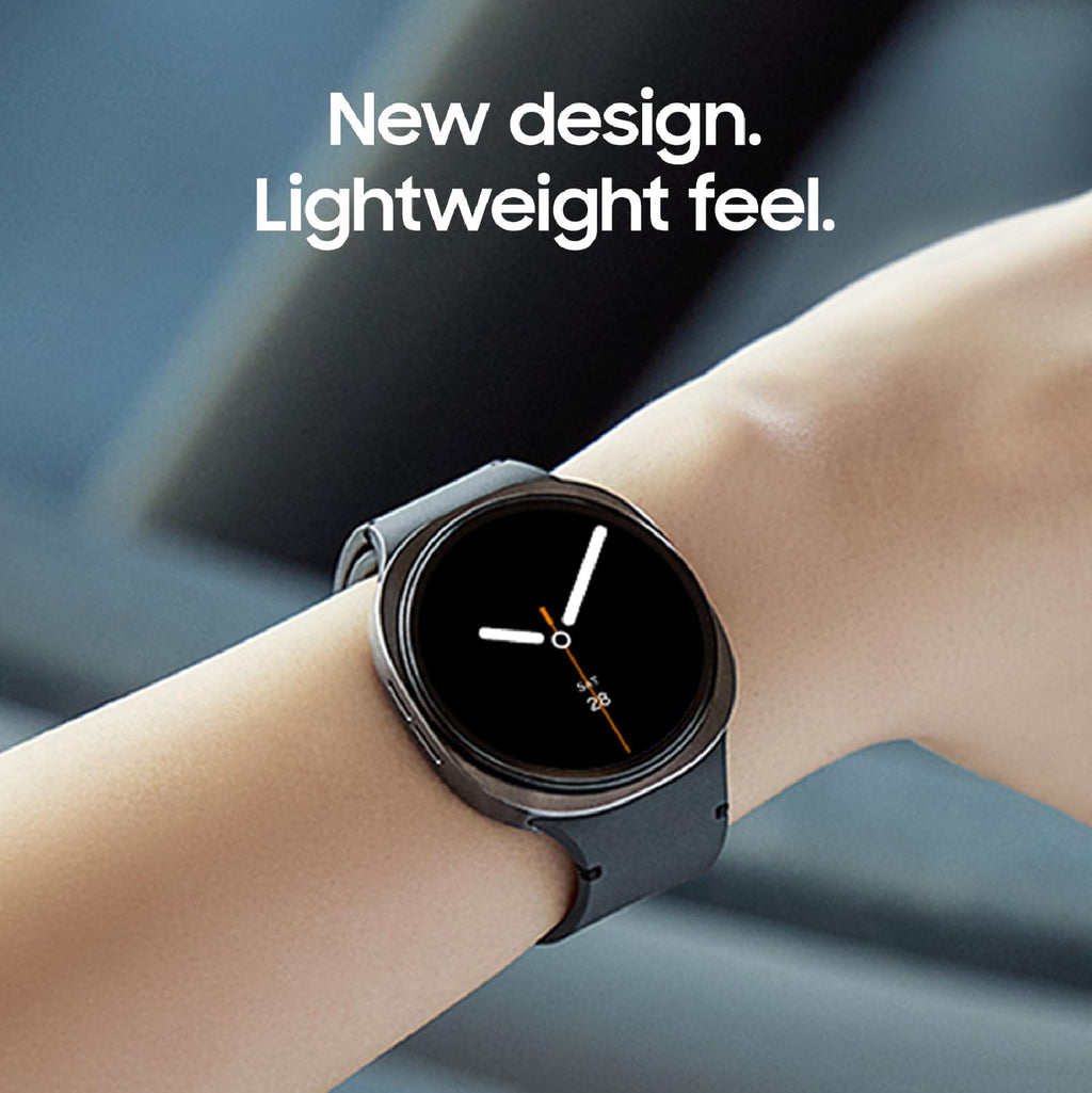 Samsung Galaxy Watch 8 (2025) 40mm Bluetooth Smartwatch, Cushion Design, Fitness Tracker, Sleep Coaching, Running Coach, Energy Score, Heart Rate Tracking, Graphite [US Version, 2 Yr Warranty]