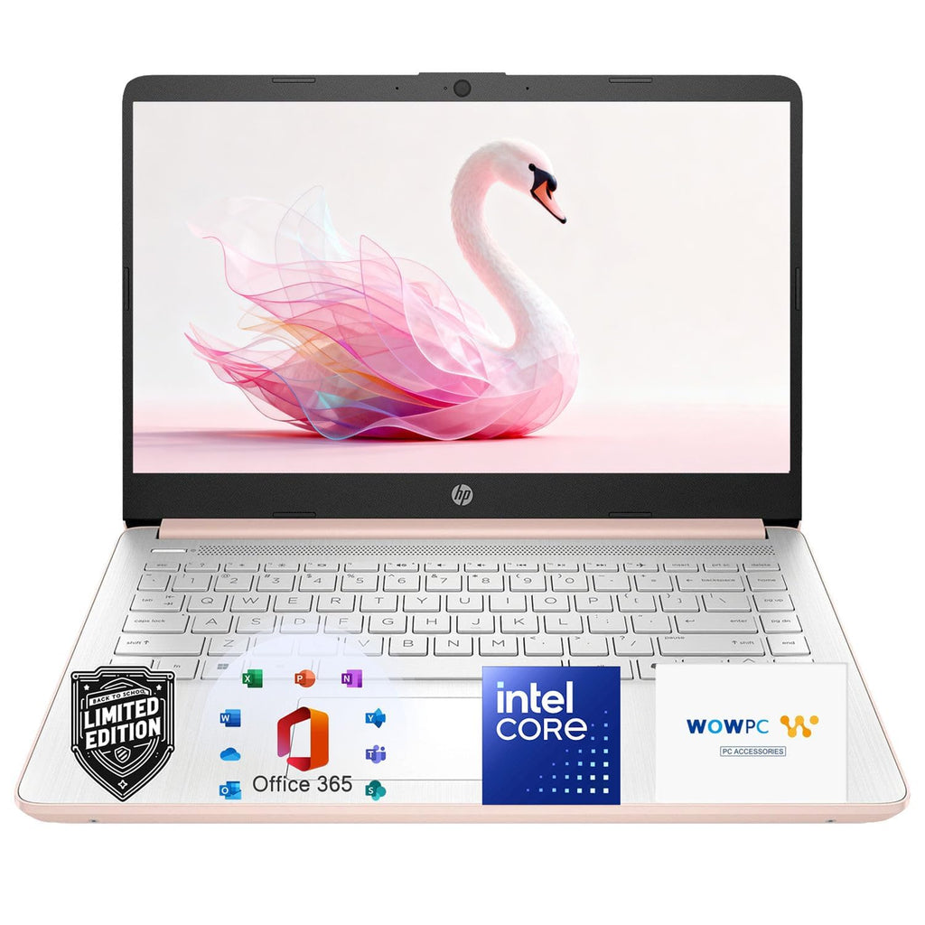 HP Ultrabook Laptop Computer • Thin & Portable • Intel N150 CPU • 128GB SSD • 4GB RAM • Copilot AI • Long Battery Life • Windows 11 with Microsoft 365