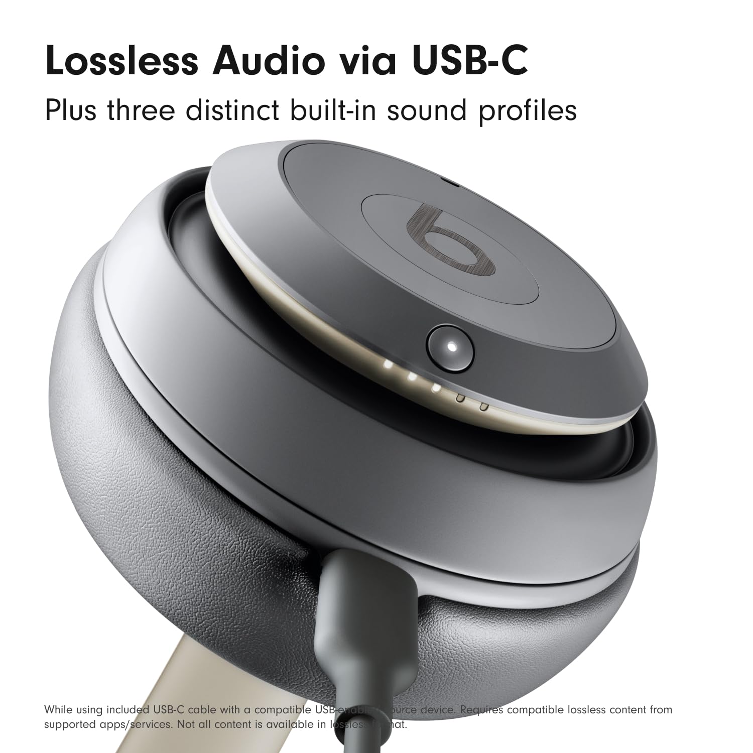 Beats Studio Pro Premium Wireless Over-Ear Headphones- Up to 40-Hour Battery Life, Active Noise Cancelling, Great for Travel & Commuting, Apple & Android Compatible - Exclusive Sand Gray