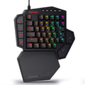 Redragon K585 DITI RGB mechanical keyboard for one hand, 42 keys, USB-C, macros and wristrests.