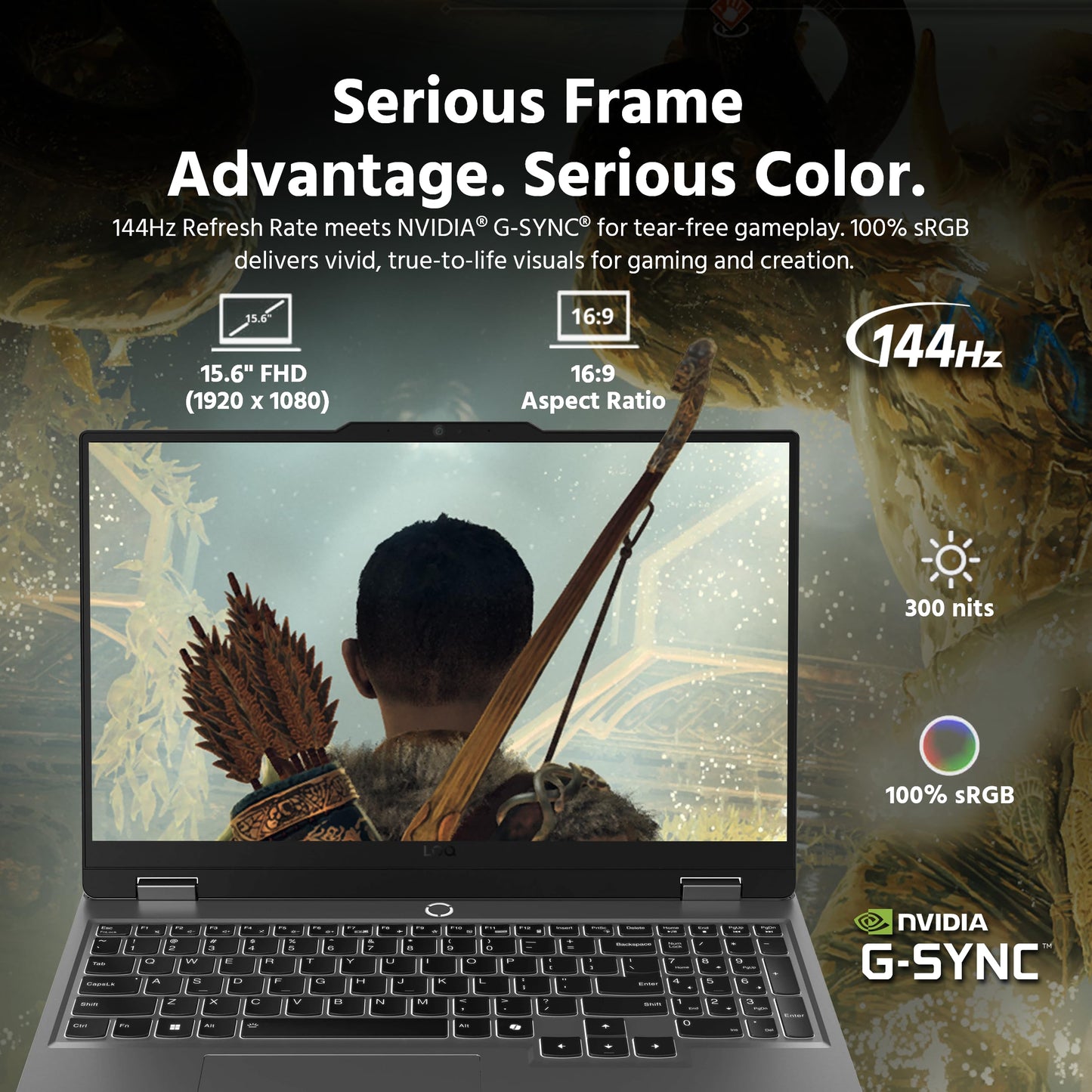 Lenovo LOQ 15.6" FHD 144Hz Gaming Laptop, AMD Ryzen 5 7235HS, NVIDIA GeForce RTX 4050 6GB GDDR6, 64GB RAM, 3TB Storage(2TB SSD+1TB Docking Station), Backlit Keyboard, Wi-Fi 6, Win 11 Pro, Luna Gray