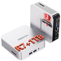 GEEKOM A8 Mini PC - Office & Creator Desktop, AMD Ryzen 7 8745HS (Beats 6800H), 1TB NVMe SSD, 16GB DDR5 RAM (Upgradable), Windows 11 Pro Mini Computer, USB4, SD Slot, 8K | WiFi 6E, 2.5G LAN