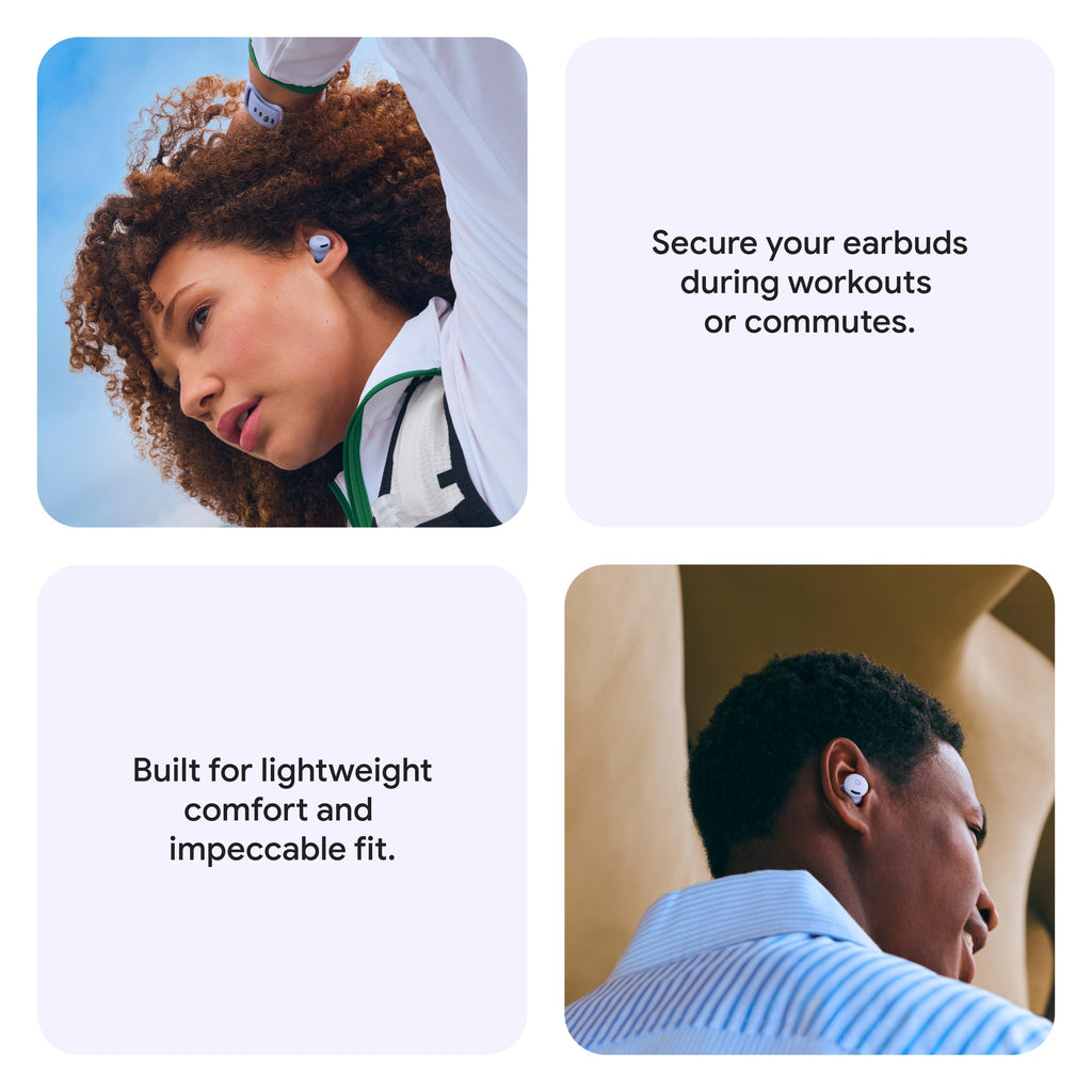 Google Pixel Buds 2a - Wireless Earbuds with Noise Cancellation - Hazel