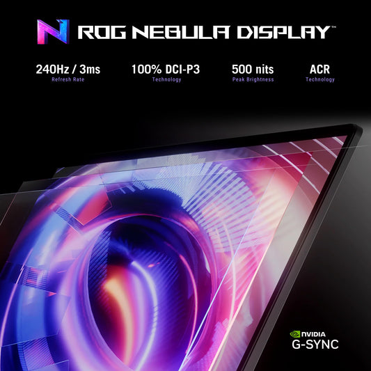 ASUS ROG Strix G16 (2025) Gaming Laptop, 16” ROG Nebula Display 16:10 2.5K 240Hz/3ms, NVIDIA® GeForce RTX™ 5070 Laptop GPU, Intel® Core™ Ultra 9 275HX, 32GB DDR5, 2TB Gen 4 SSD, Wi-Fi 7, Win 11 Pro