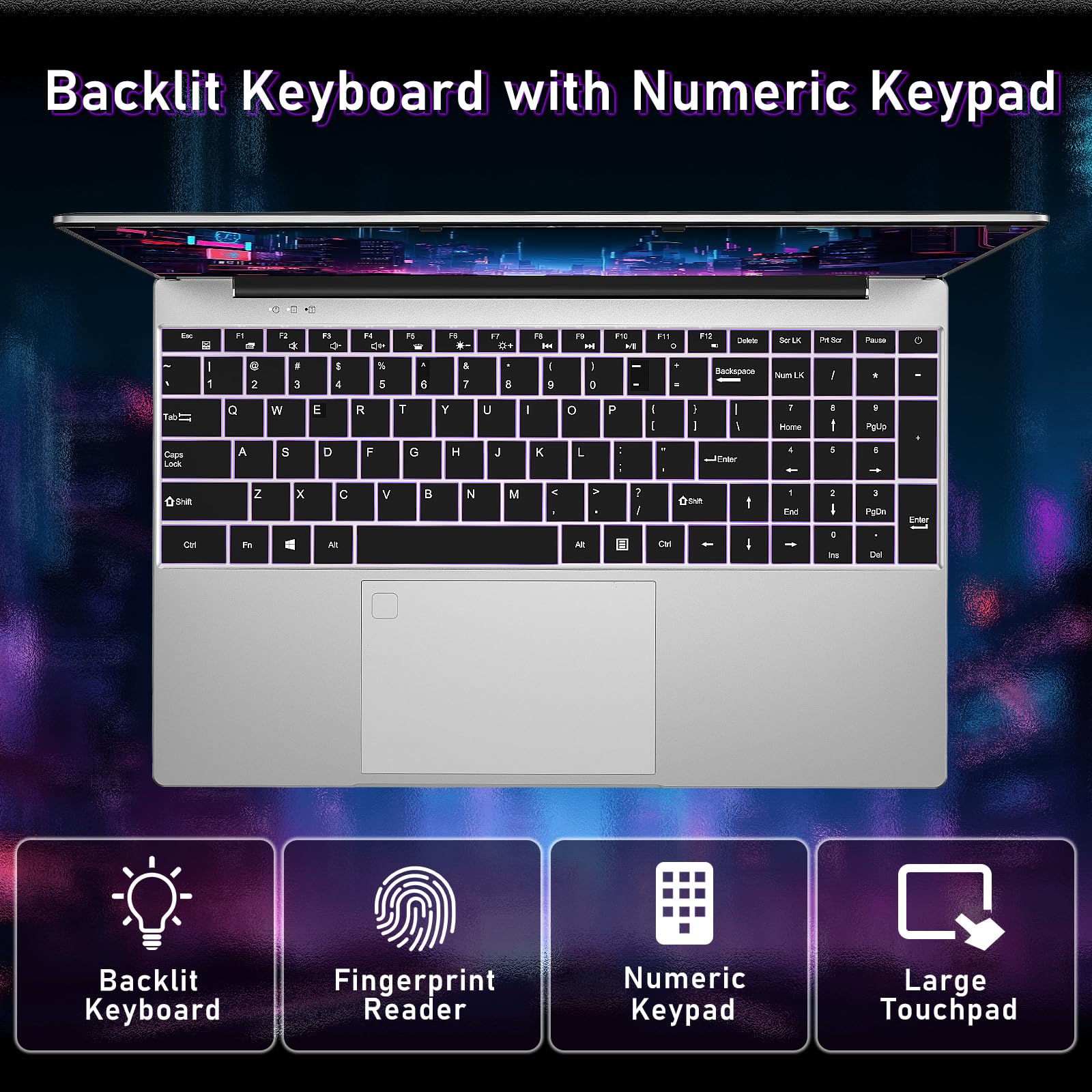Gaming Laptop,Window 11 Pro Laptop Computer, 15.6 Inch Lap Top PC 2026, AMD Ryzen 7 5700U Processor,16GB RAM 1TB SSD, FHD Display,WiFi 5,BT5.0,Backlit Keyboard for Business, School, Work, Student, Kid
